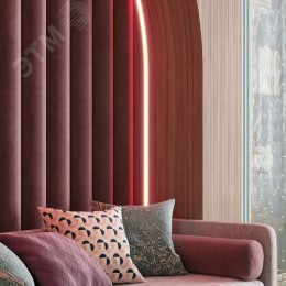 Лента светодиодная 12 Вт/м DC 24В RGB IP68 NEON термостойкая для бань и саун Gauss