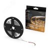 Лента светодиодная 12 Вт/м DC 24В 3000К IP20 120LED SMD2835 1400 лм/м Black Gauss