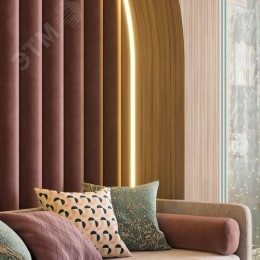 Лента светодиодная 16 Вт/м DC 24В 3000К IP20 1800 лм/м Black Gauss