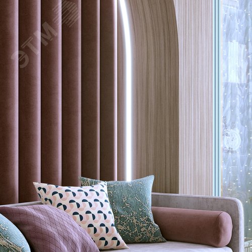 Лента светодиодная 6 Вт/м DC 24В 6500К IP20 60LED SMD2835 800 лм/м Black Gauss