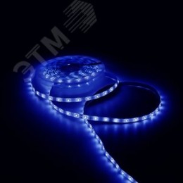 Лента светодиодная LED 2835/60-SMD 4.8 Вт/м 210 лм/м Синий DC 12В IP66 8мм (ZIP bag 5м) Elementary