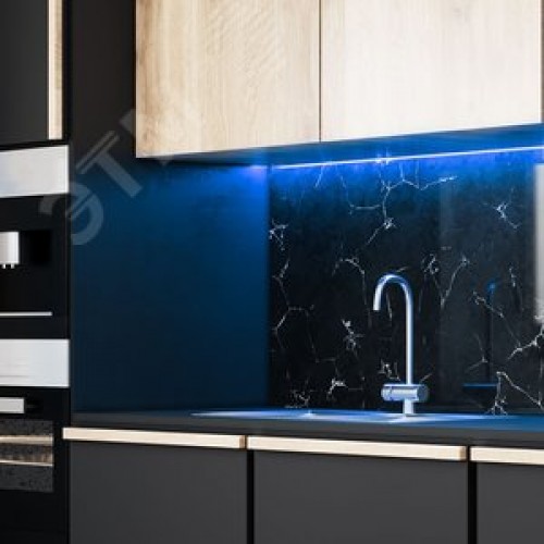 Лента светодиодная LED 2835/60-SMD 4.8 Вт/м 210 лм/м Синий DC 12В IP66 8мм (ZIP bag 5м) Elementary