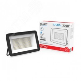 Прожектор светодиодный ДО 200 Вт 17000 Лм 6500К AC 220В IP65 290х353х34мм Elementary PROMO G2