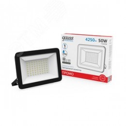Прожектор светодиодный ДО 50 Вт 4250 Лм 6500К AC 220В IP65 136х153х30 мм Elementary PROMO G2