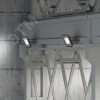 Прожектор светодиодный ДО 300 Вт 36000 лм 6500К AC 220В IP65 340х40х505мм матрированное закаленное стекло Qplus Gauss