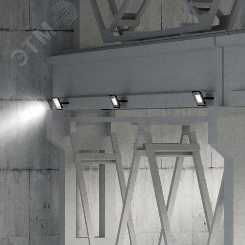 Прожектор светодиодный ДО 50 Вт 6000 Лм 6500К AC 220В IP65 150х28х185 мм матированное закаленное стекло Qplus