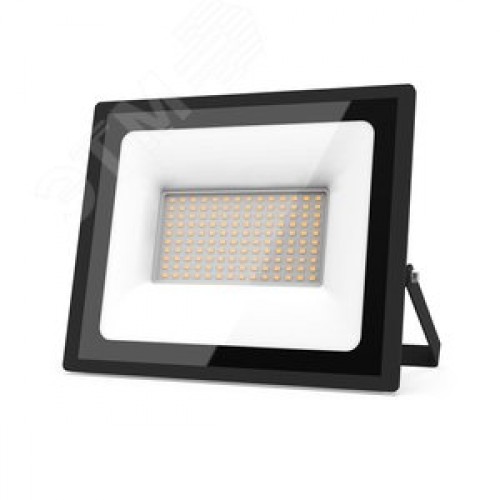 Прожектор светодиодный ДО 100 Вт 9490 лм 3000К AC 220В Черный IP65 234х245х37мм Elementary G2 Gauss