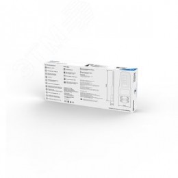 Светильник уличный консольный ДКУ 100 Вт 12000 лм 5000К AC 220В IP65 455х180х49мм широкая КСС Ш Qplus