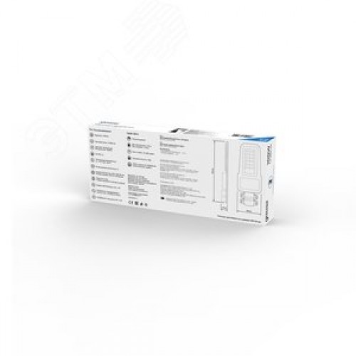 Светильник уличный консольный ДКУ 100 Вт 12000 лм 5000К AC 220В IP65 455х180х49мм широкая КСС Ш Qplus