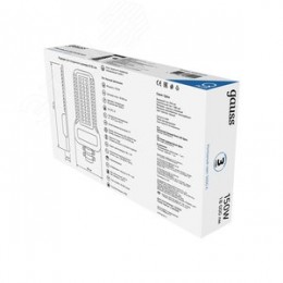 Светильник уличный консольный ДКУ 150 Вт 18000 лм 5000К AC 220В IP65 535х260х64мм широкая КСС Ш Qplus