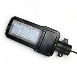 Светильник уличный консольный ДКУ 30 Вт 3600 лм 5000К AC 220В IP65 370х145х45мм широкая КСС Ш Qplus