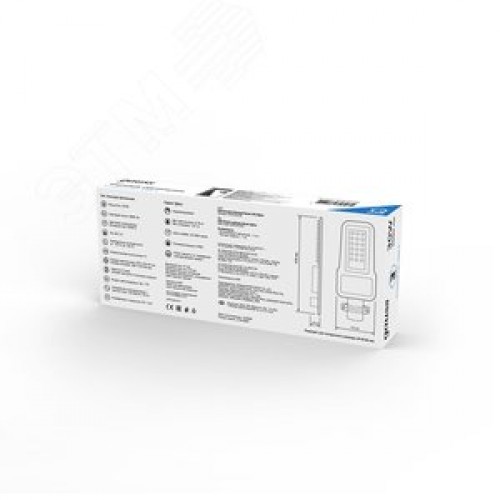 Светильник уличный консольный ДКУ 30 Вт 3600 лм 5000К AC 220В IP65 370х145х45мм широкая КСС Ш Qplus