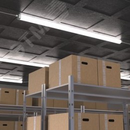 Светильник промышленный линейный ДСП 45 Вт 4500 лм 4000К AC 220В IP65 1470х60х55мм матовый сквозная проводка соеденяется в линию UNIVERSAL