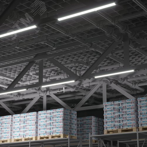 Светильник светодиодный ДПО 36 Вт 3260 лм 6500К AC 220В IP40 1200х76х24мм матовый опал WLF-2