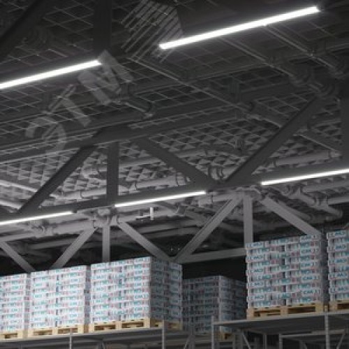 Светильник светодиодный ДПО 50 Вт 4500 лм 4000К AC 220В IP40 1492х75х25мм матовый опал WLF-2