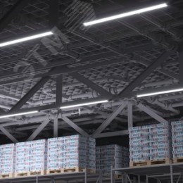 Светильник светодиодный ДПО 50 Вт 4500 лм 6500К AC 220В IP40 1492х75х25мм матовый опал WLF-2