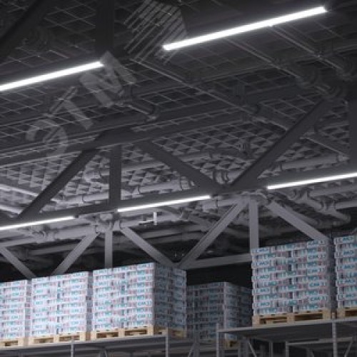 Светильник светодиодный ДПО 50 Вт 4500 лм 6500К AC 220В IP40 1492х75х25мм матовый опал WLF-2