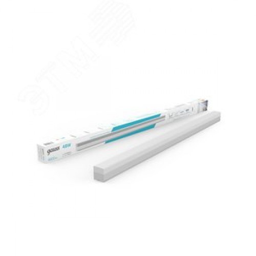 Светильник светодиодный линейный ДПО 48 Вт 4600 лм 4000К AC 220В Белый IP40 1180х70х55мм сквозная проводка соеденяется в линию крепления в комплекте Shop Lighting