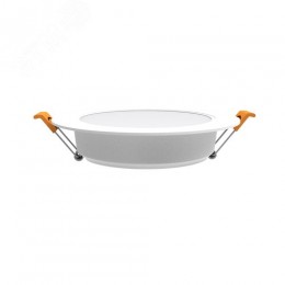 Светильник светодиодный ДВО 4.5 Вт 300 лм 4000К AC 220В IP20 круг D95х26мм монт d75мм Пластик Basic