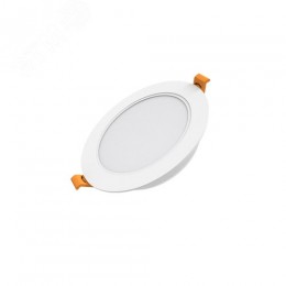 Светильник светодиодный ДВО 4.5 Вт 300 лм 4000К AC 220В IP20 круг D95х26мм монт d75мм Пластик Basic