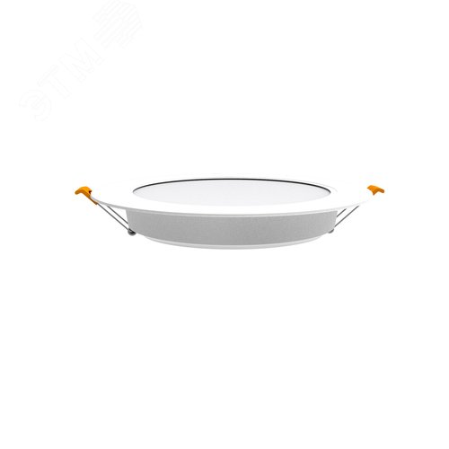 Светильник светодиодный ДВО 12 Вт 1000 лм 4000К AC 220В IP20 круг D145х26мм монт d120мм Пластик Basic