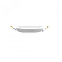 Светильник светодиодный ДВО 18 Вт 1600 лм 4000К AC 220В IP20 круг D170х26мм монт d140мм Пластик Basic