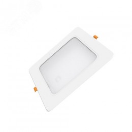 Светильник светодиодный ДВО 18 Вт 1600 лм 4000К AC 220В IP20 квадрат 170х170х26мм монт разм 140х140мм Пластик Basic