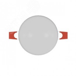 Светильник светодиодный ДВО 9 Вт 800 лм 4000К AC 220В IP20 круг D85х29мм монт d75мм Алюминий безрамочный Elementary