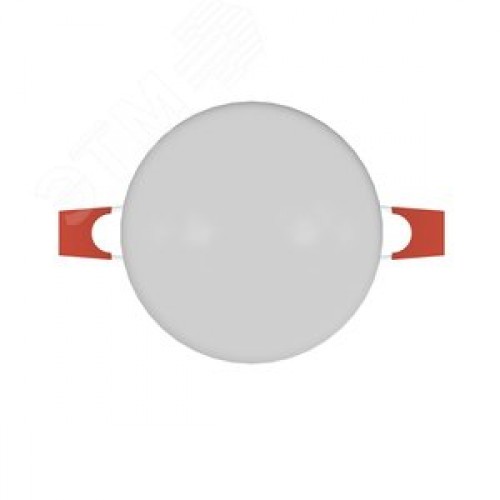 Светильник светодиодный ДВО 9 Вт 800 лм 4000К AC 220В IP20 круг D85х29мм монт d75мм Алюминий безрамочный Elementary