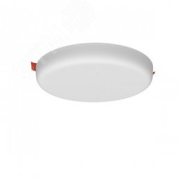 Светильник светодиодный ДВО 17 Вт 1600 лм 4000К AC 220В IP20 круг D119х29мм монт d95мм Алюминий безрамочный Elementary