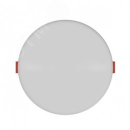 Светильник светодиодный ДВО 17 Вт 1600 лм 4000К AC 220В IP20 круг D119х29мм монт d95мм Алюминий безрамочный Elementary