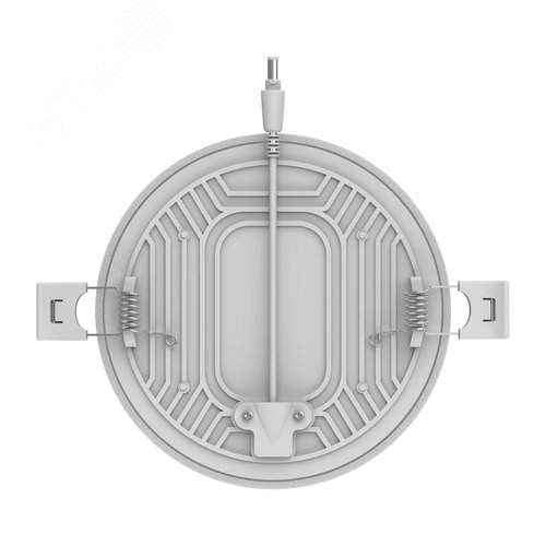 Светильник светодиодный ДВО 24 Вт 2400 Лм 4000К AC 220В IP20 круг D 170х27 мм, монтажный d 155 мм пластик безрамочный Frameless