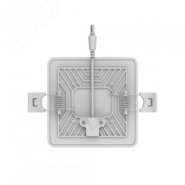 Светильник светодиодный ДВО 9 Вт 900 лм 4000К AC 220В IP20 квадрат 90х27х27мм монт разм 71х25мм Пластик безрамочный Frameless