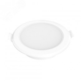 Светильник светодиодный ДВО 5.5 Вт 460 лм 4000К AC 220В IP20 круг D95х26мм монт d75мм Пластик Elementary