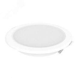 Светильник светодиодный ДВО 13 Вт 1000 лм 4000К AC 220В IP20 круг D145х26мм монт d120мм Пластик Elementary Gauss