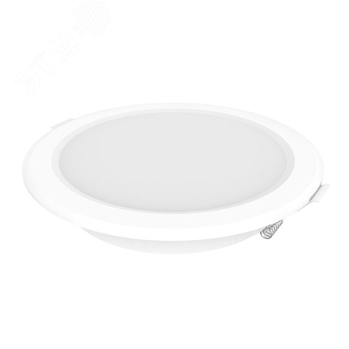 Светильник светодиодный ДВО 13 Вт 1000 лм 4000К AC 220В IP20 круг D145х26мм монт d120мм Пластик Elementary Gauss