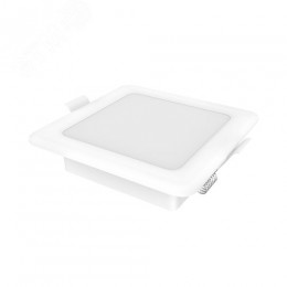 Светильник светодиодный ДВО 5.5 Вт 460 лм 4000К AC 220В IP20 квадрат 95х95х26мм монт разм 75х75мм Пластик Elementary