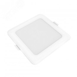 Светильник светодиодный ДВО 10 Вт 780 лм 4000К AC 220В IP20 квадрат 120х120х26мм монт разм 90х90мм Пластик Elementary