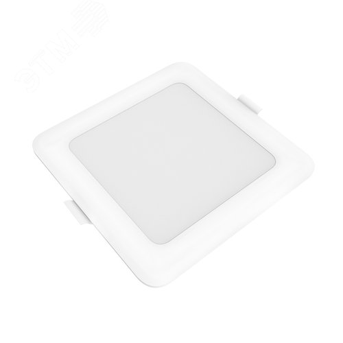 Светильник светодиодный ДВО 10 Вт 780 лм 4000К AC 220В IP20 квадрат 120х120х26мм монт разм 90х90мм Пластик Elementary