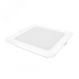 Светильник светодиодный ДВО 13 Вт 1100 лм 4000К AC 220В IP20 квадрат 145х145х26мм монт разм 120х120мм Пластик Elementary