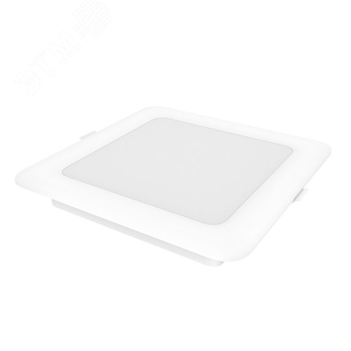 Светильник светодиодный ДВО 20 Вт 1700 лм 4000К AC 220В IP20 квадрат 170х170х26мм монт разм 140х140мм Пластик Elementary