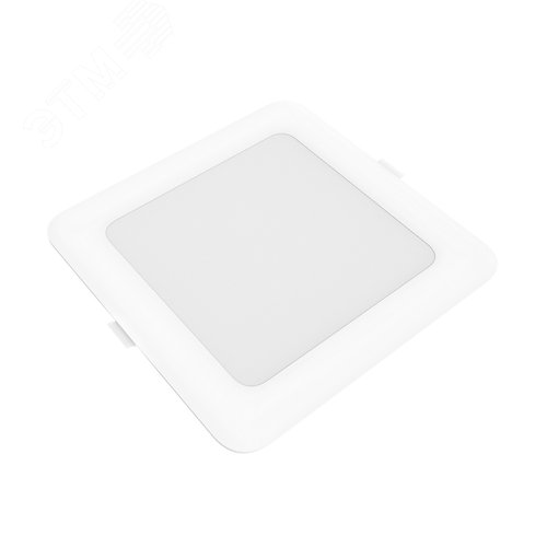 Светильник светодиодный ДВО 20 Вт 1700 лм 4000К AC 220В IP20 квадрат 170х170х26мм монт разм 140х140мм Пластик Elementary