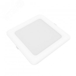 Светильник светодиодный ДВО 26 Вт 2250 лм 4000К AC 220В IP20 квадрат 225х225х26мм монт разм 190х190мм Пластик Elementary