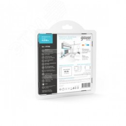 Лента светодиодная LED 2835/60-SMD 4.8 Вт/м 312 лм/м 4000К DC 12В IP20 8мм (блистер 5м) Basic