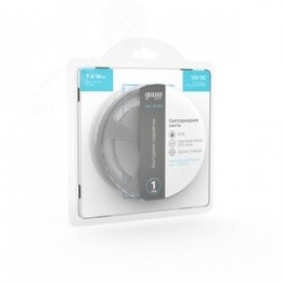 Лента светодиодная LED 2835/120-SMD 9.6 Вт/м 624 лм/м 4000К DC 12В IP20 8мм (блистер 3м) Basic