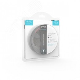 Лента светодиодная LED 2835/240-SMD 14.4 Вт/м 1600 лм/м 4000К DC 12В IP20 8мм (блистер 5м) Basic