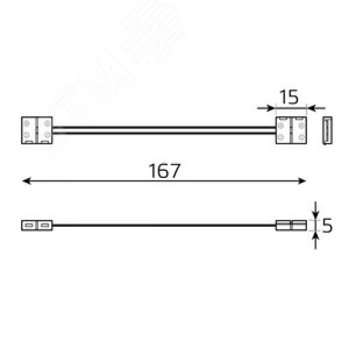 Набор коннекторов для светодиодной ленты 2835 8мм 3528/3014/2835 12В 8мм Basic