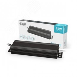 Блок питания для светодиодной ленты 75 Вт AC 176-264В Uвых 12В IP67 158х43х21мм Basic