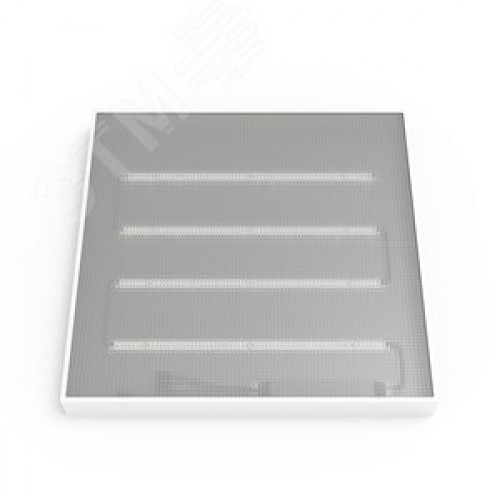 Светильник светодиодный ДВО 30 Вт 3700 лм 4000К AC 220В IP40 595х595х50мм призма CRI>80Ra MiR