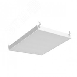 Светильник светодиодный ДВО 30 Вт 3000 лм 4000К AC 220В IP40 588х588х50мм матовый опал для потолков Грильято (планки крепления в комплекте) CRI>80Ra MiR Gauss